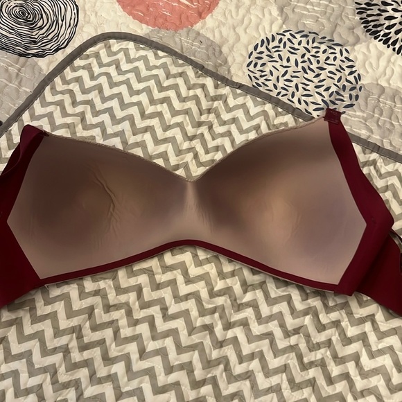 Lace Knix Wing Woman sz 8++ (40-42 G/H) wine and light mauve purple Bra - Picture 5 of 9